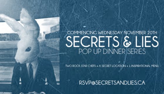 Secrets and Lies - Pop Up Dinner Experience