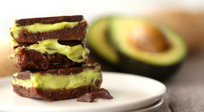 avocado mint bars 