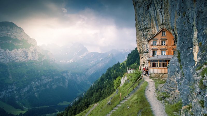 Berggasthaus Aescher-Wildkirchli Mountainside Inn Switzerland