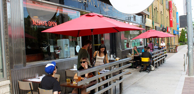 Dundas West patios