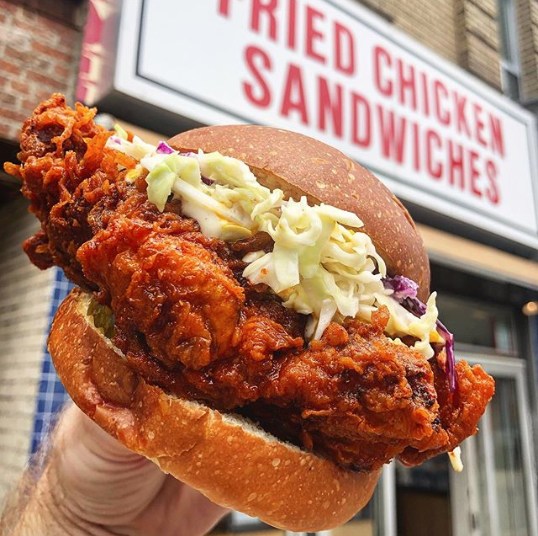 pg clucks spicy chicken fried sandwich toronto