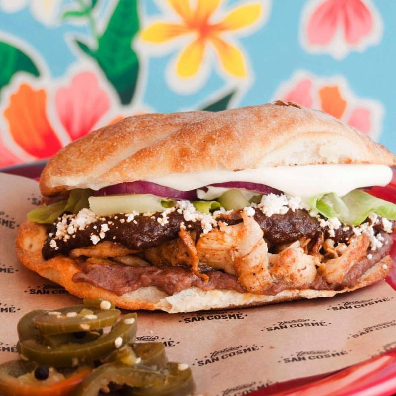 Torteria San Cosme Chicken Sandwich