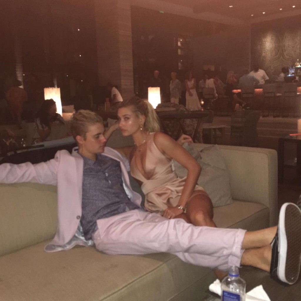 Justin Bieber & Hailey Baldwin (Image: Instagram/@JustinBieber) 