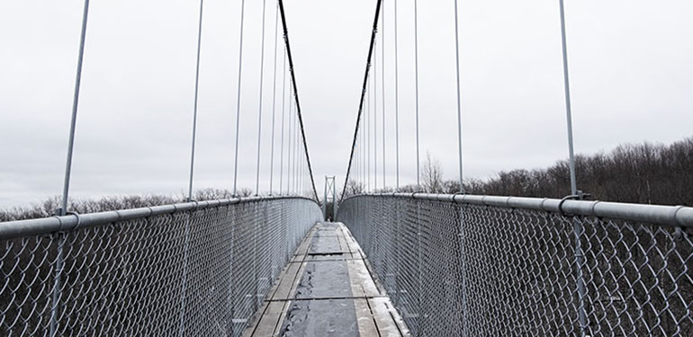 collingwood suspension bridge