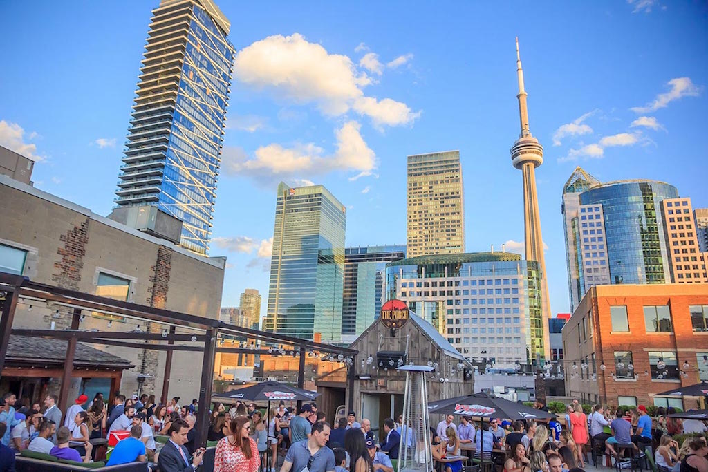 The Porch In Toronto Has Epic Margarita Towers On The Menu - Narcity