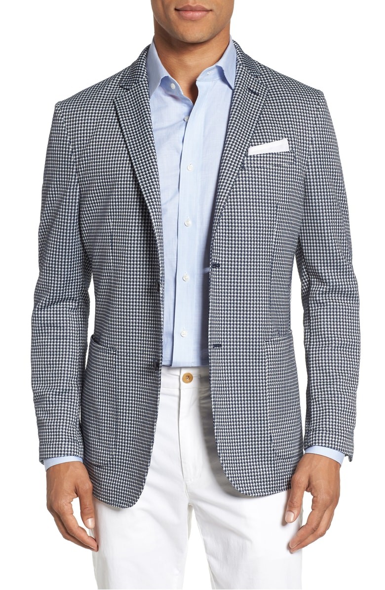 Patterned Sports Jacket 