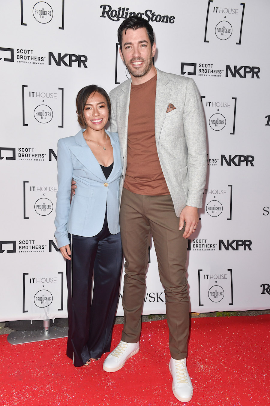 Drew Scott & his newly wed wife, Linda Phan at the IT House x Producers Ball (Photo: Courtesy of NKPR)