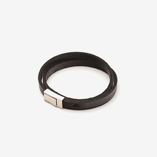 Ezra Double Wrap Leather Bracelet - View the VIBE