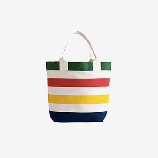 Multi Stripe Canvas Tote HBC - View the VIBE