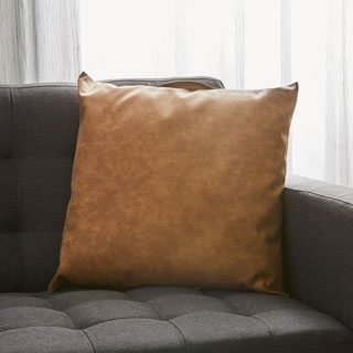 Structube Leather-Like Cushion - View the VIBE