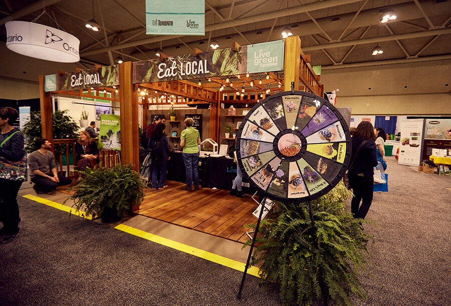 Eat local at green living show