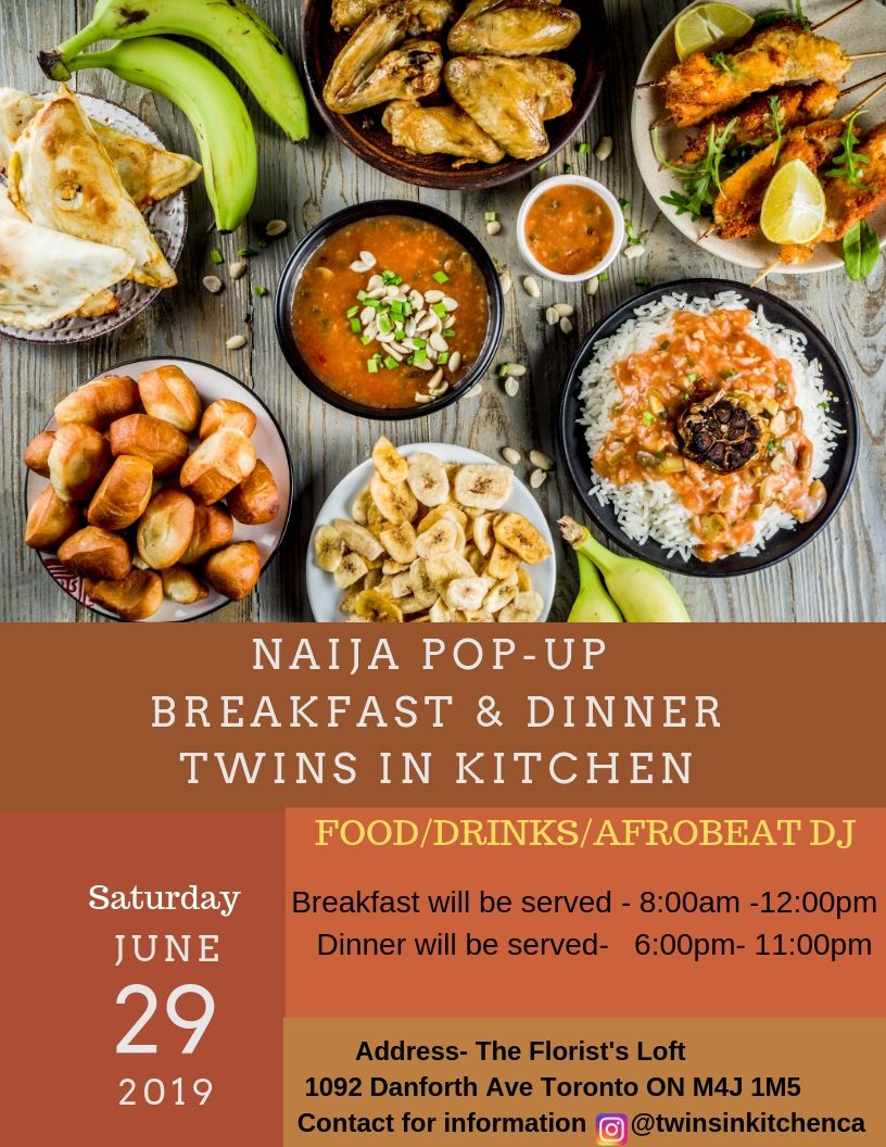 Naija Pop Up Breakfast & Dinner