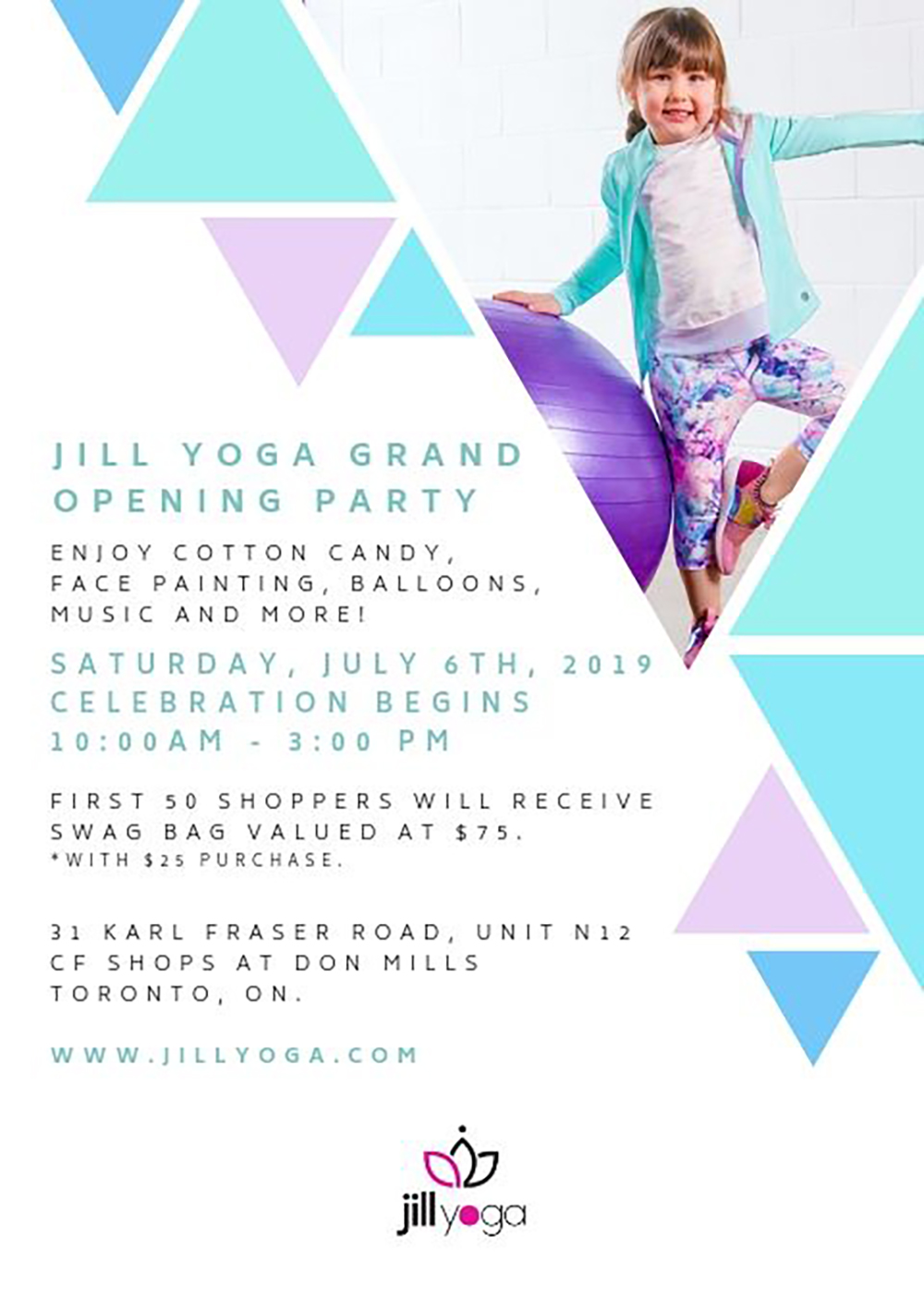 Jill Yoga Grand Opening