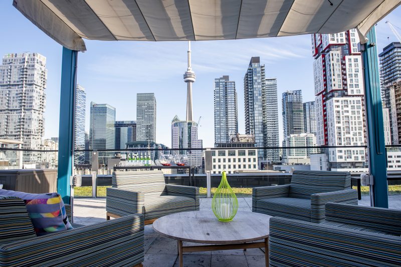Spaces Queen West Patio Office space coworking Toronto