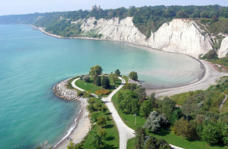 Scarborough bluff bluffer's beach