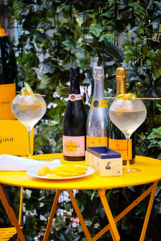 VEUVE CLICQUOT  Veuve Clicquot presents, an exciting winter season. The  opening party was held on Friday, March 1st 2019!
