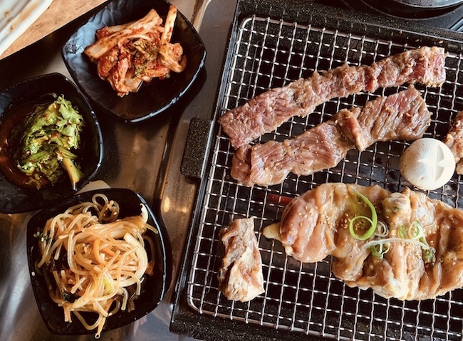 Busan Galmaegi mesh grill food bbq