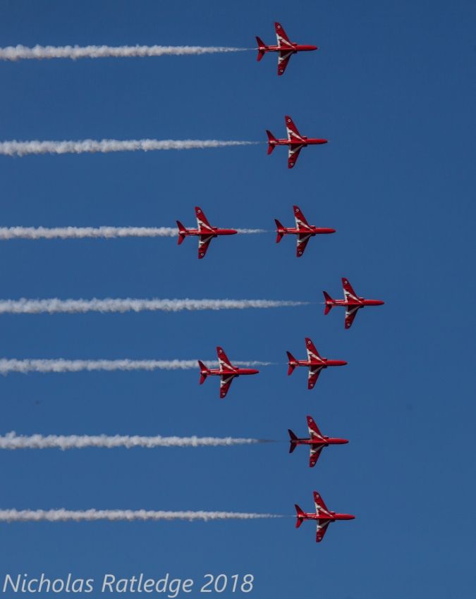 CNE air show red arrows