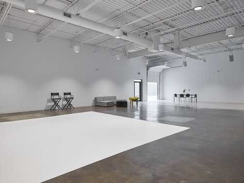 large, open white studio