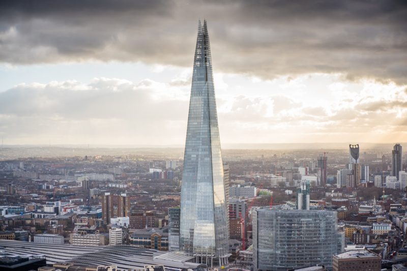 image of The Shard rising above other buildings
