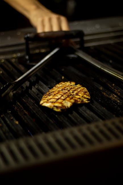 Juicy grilled chicken breast