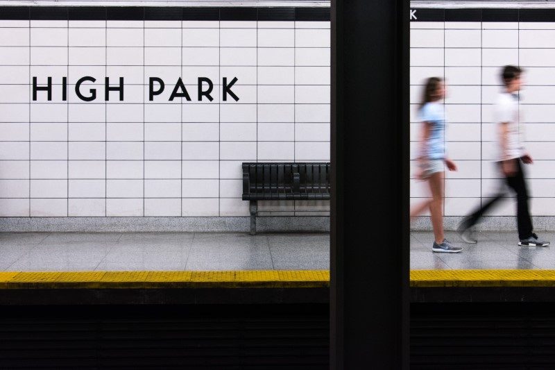 Toronto: High Park Subway Station