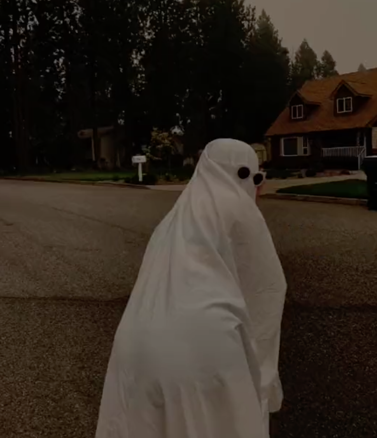 Tiktok Ghost Photoshoot Costume Idea 