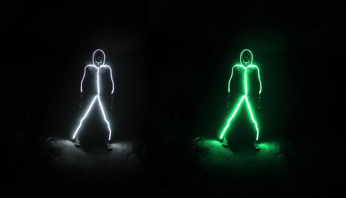 LED Stick Figure Halloween Costume Idea 2020 trending tiktok Toronto