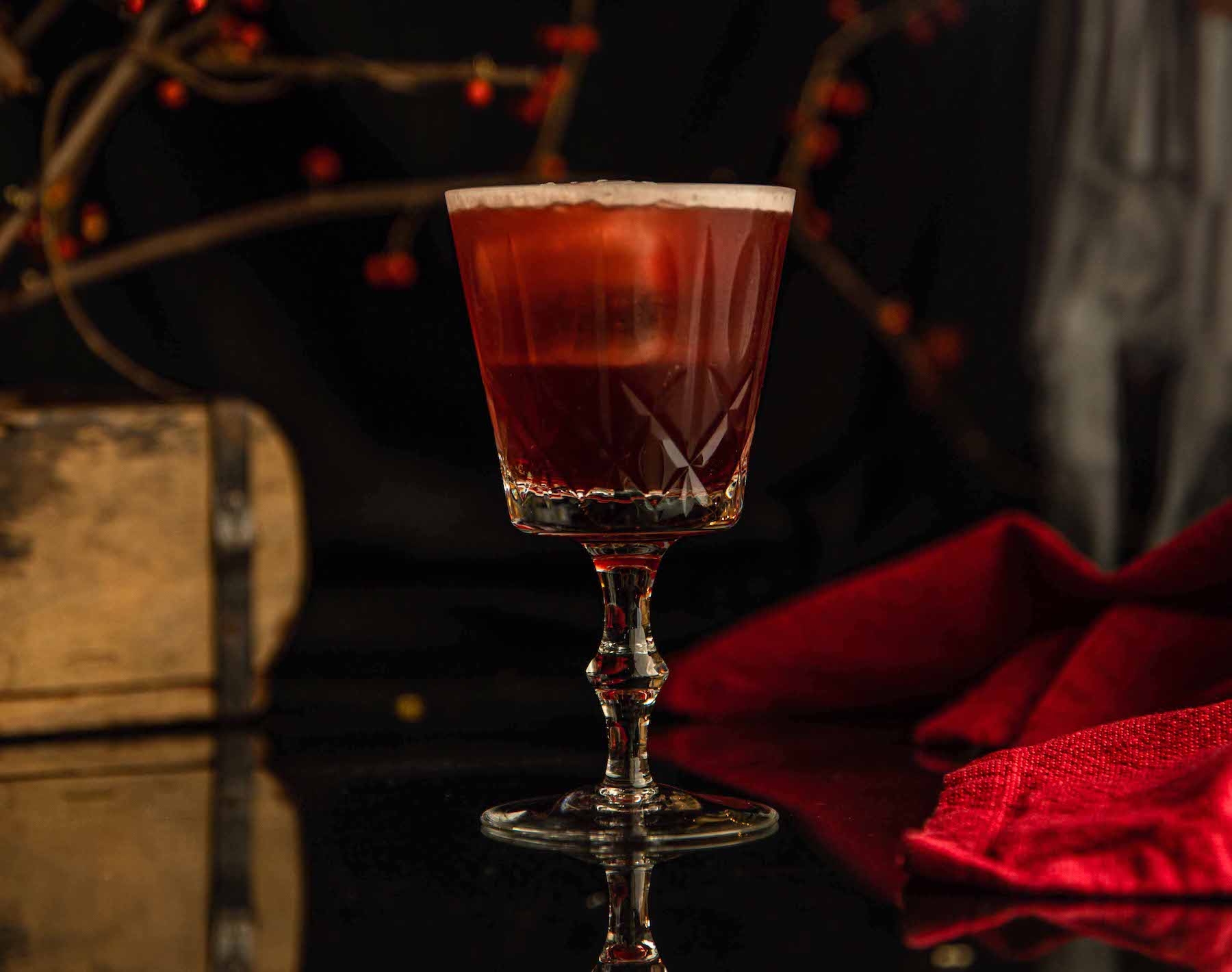 Whiskey Whisky Cocktail Recipe Halloween Monica Carbonell @LiqCulture