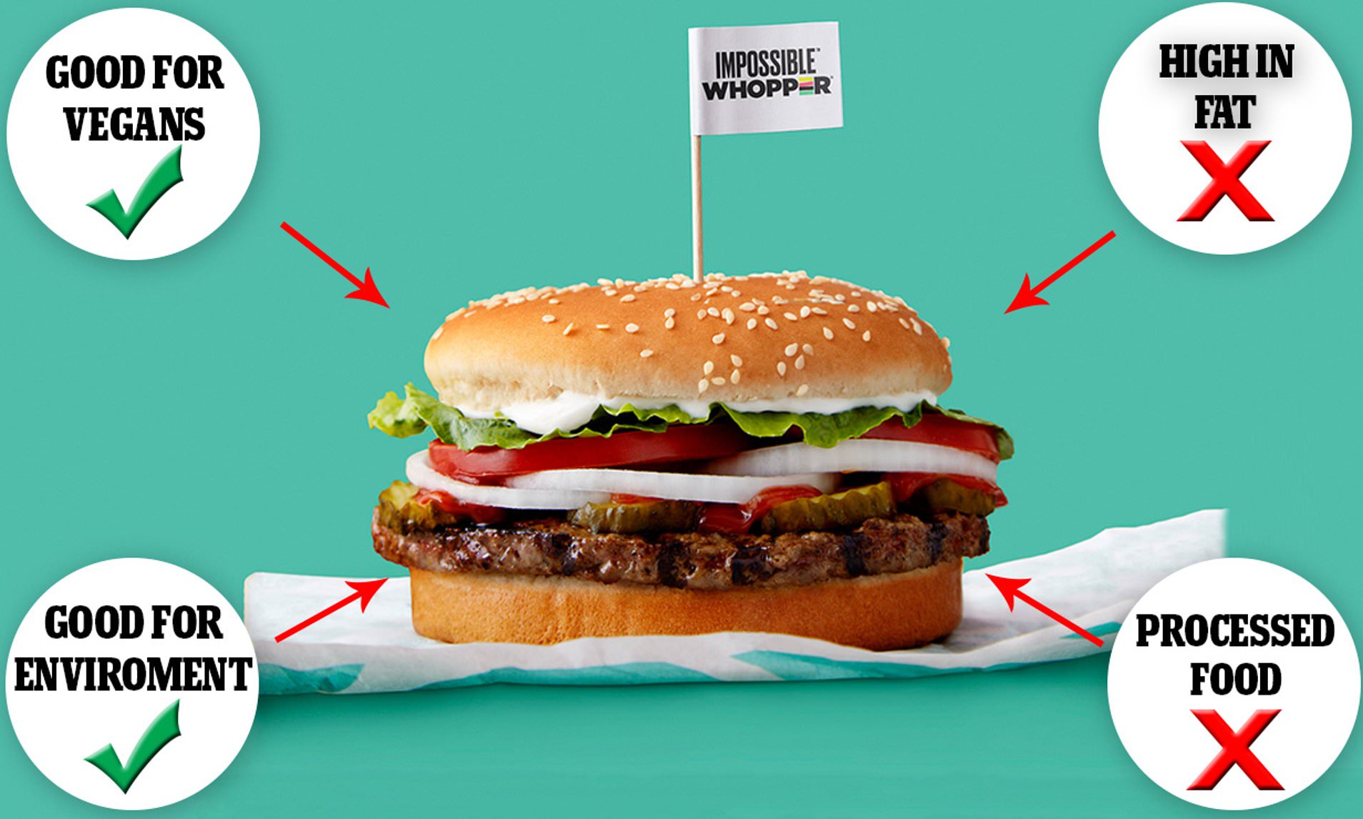 Burger King Launches Plant Based Burger Introducing The Impossible Whopper Laptrinhx News 