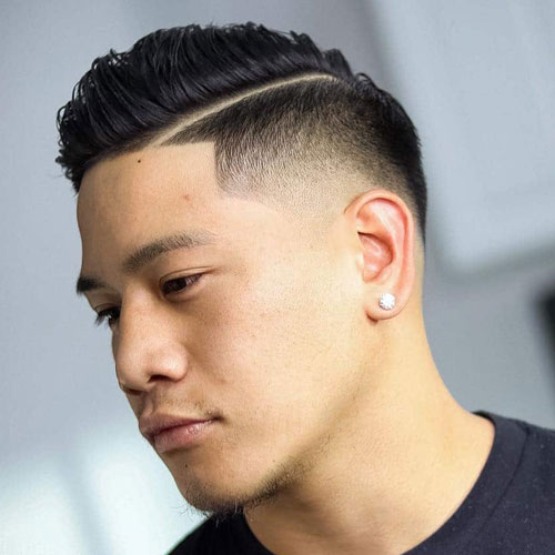 comb over side fade