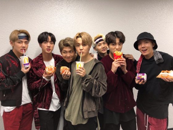 BTS McDonalds Collaboration Limited Edition Burger