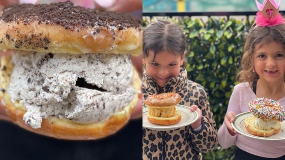 donuts stuffed with ice cream