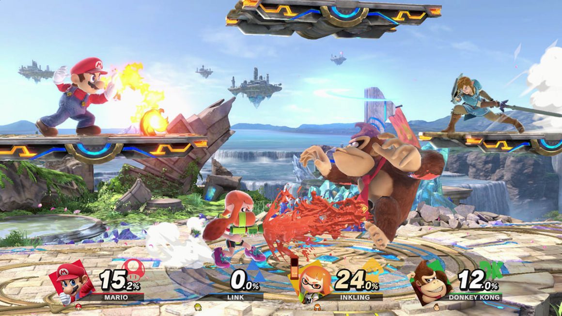 super smash bros deluxe - video games