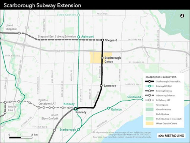 Scarborough Rapid Transit: A Battle between Ambition and Practicality