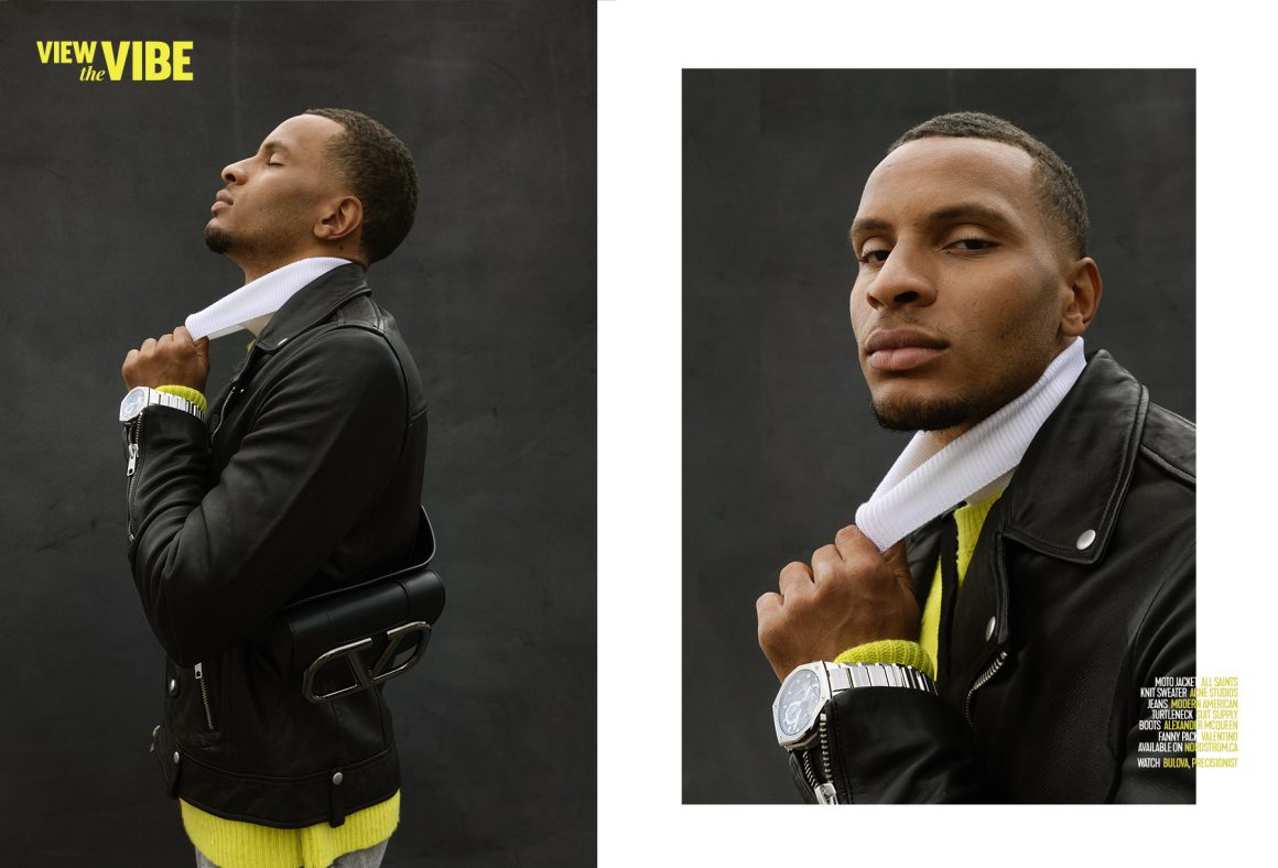 Andre De Grasse Cover Story View the VIBE Toronto Olympic Gold Medalist