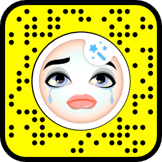 crying lens Snapchat filter