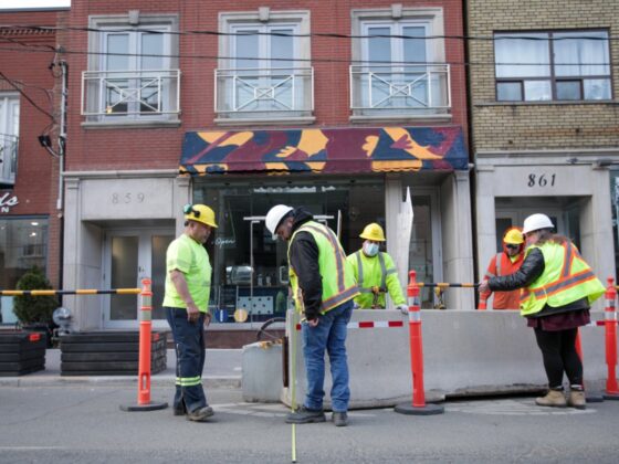 City of Toronto CafeTO Construction