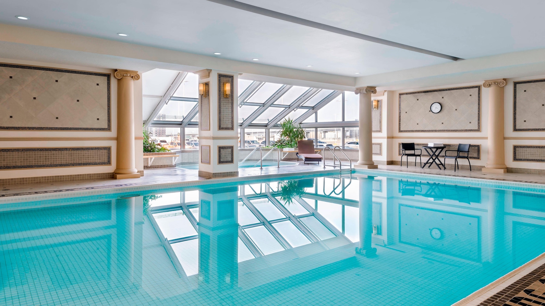 The Pool at the Sheraton Gateway Hotel at the Toronto Pearson International Airport