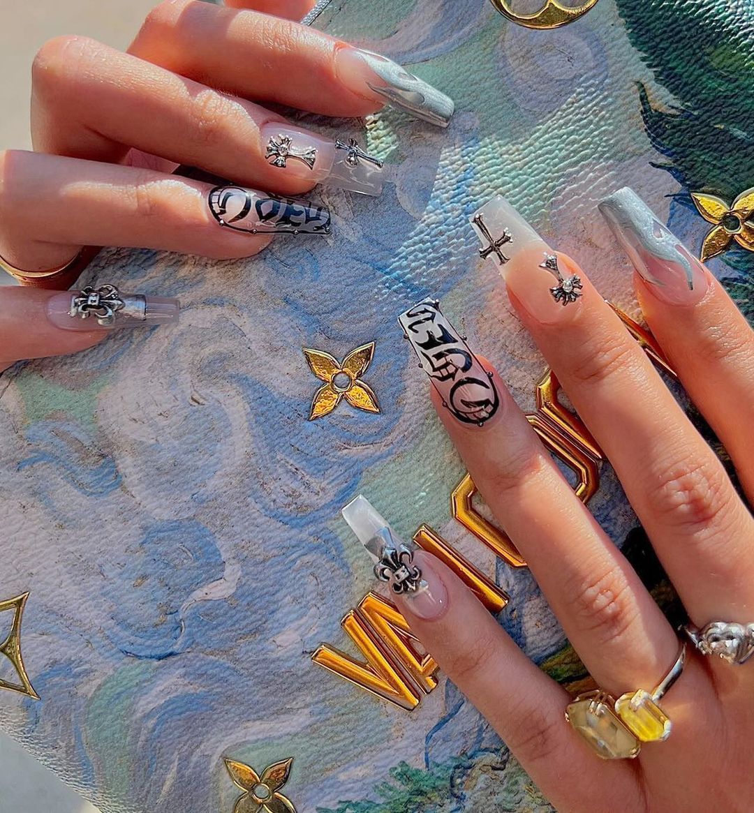 Pro Nails - Louis Vuitton nails!