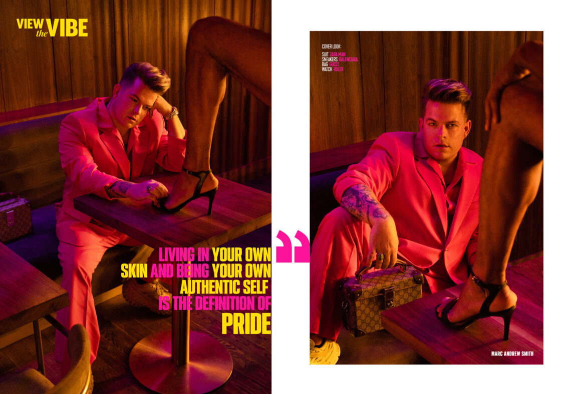 Marc Andrew Smith Cover Story Feature View the VIBE Pride Month Toronto shot at The Hartly