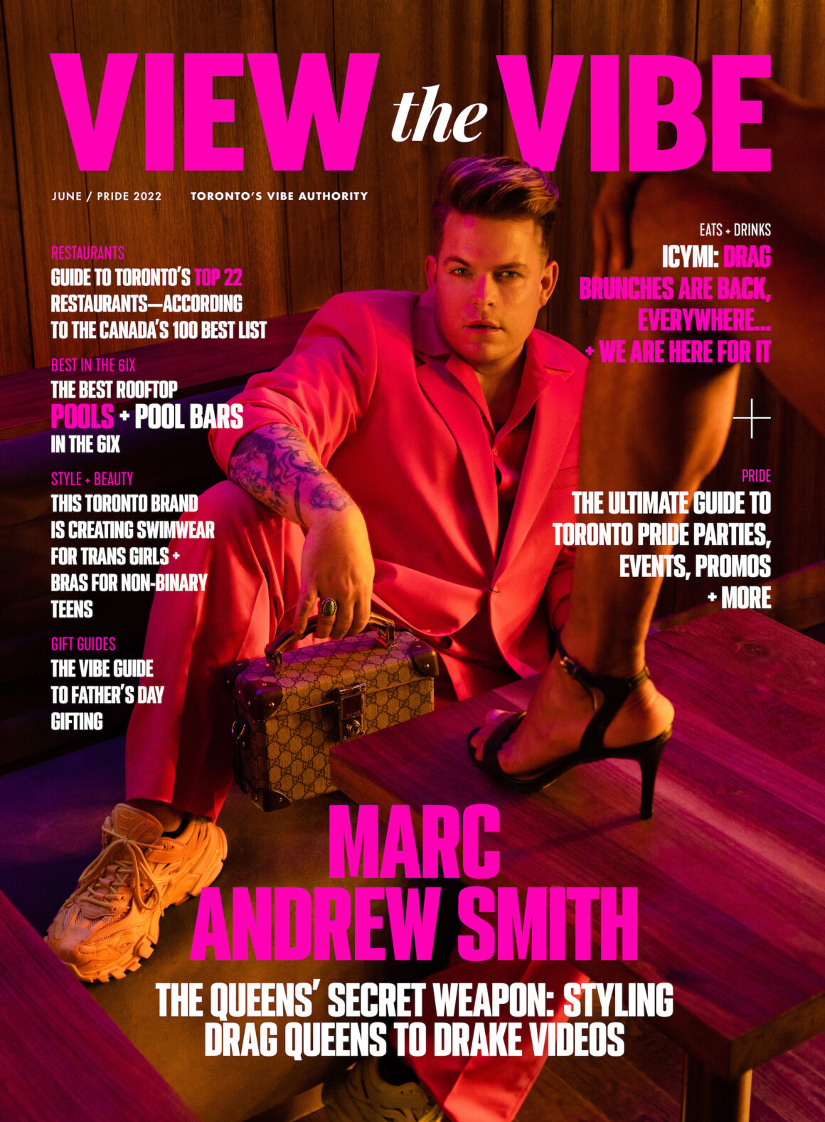 Marc Andrew Smith Cover Story Feature View the VIBE Pride Month Toronto shot at The Hartly