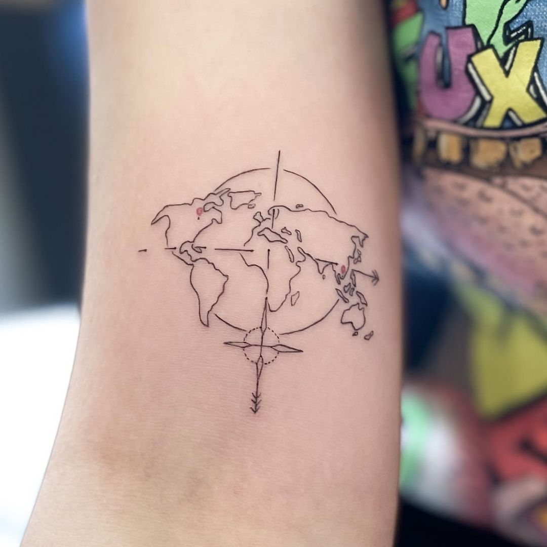 Tiny Tattoo Single Needle Dallas TX  Lisa Om Studio