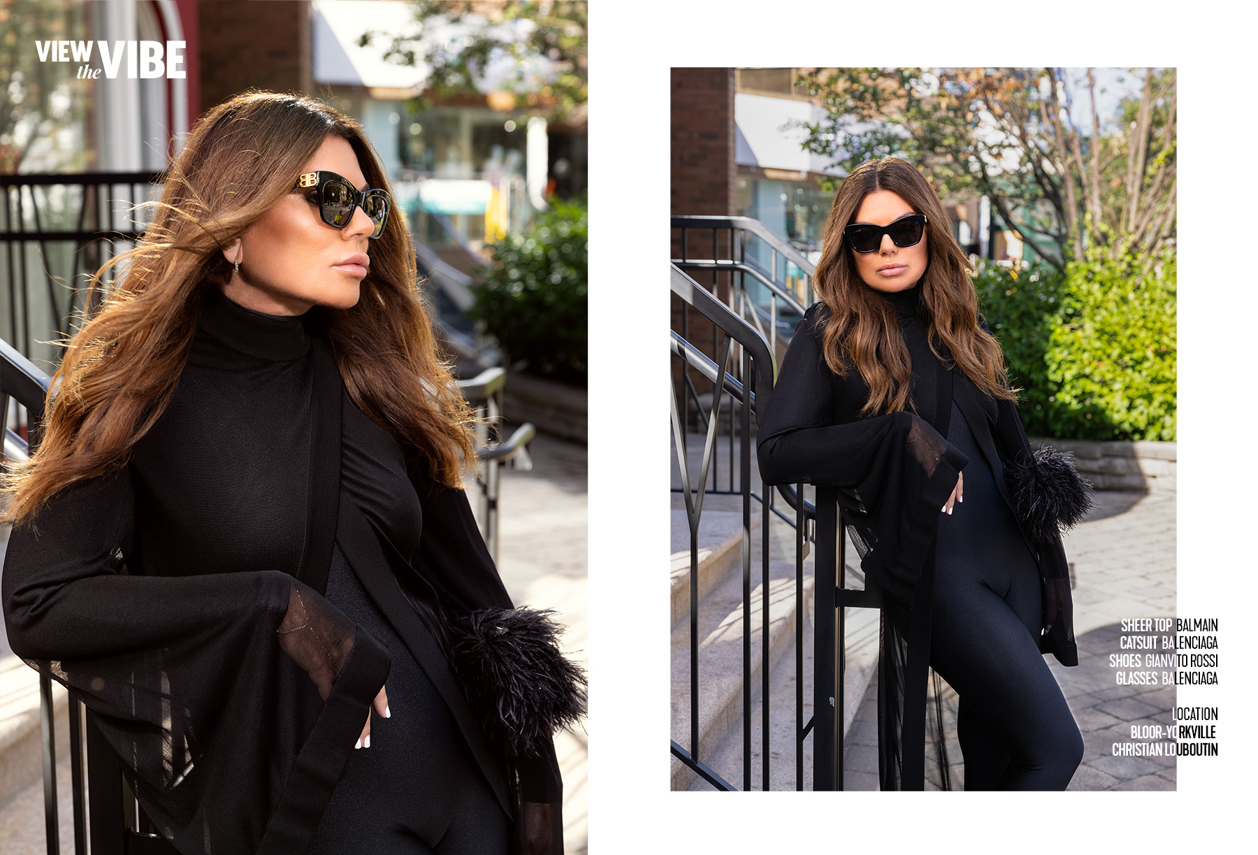 Natasha Koifman of NKPR in Balenciaga in Bloor-Yorkville Toronto shot by Nick Merzetti for View the VIBE