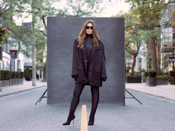 Natasha Koifman of NKPR in Balenciaga in Bloor-Yorkville Toronto shot by Nick Merzetti for View the VIBE