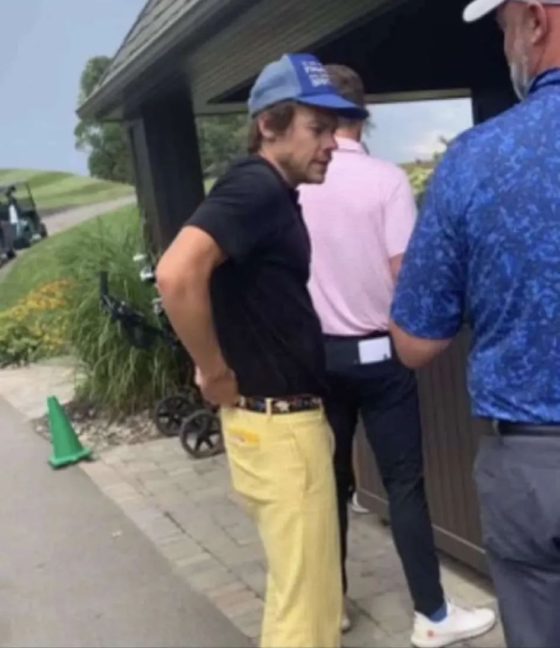 Harry Styles Golfing in Toronto