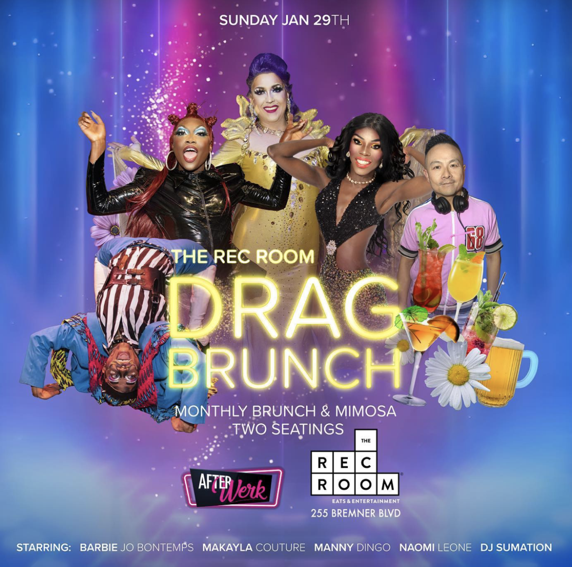 The Rec Room Drag Brunch - View the VIBE Toronto