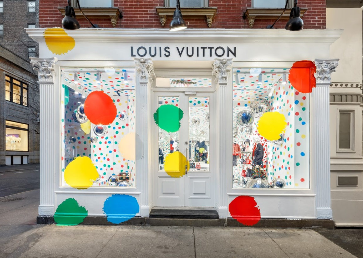 Louis Vuitton x Yayoi Kusama pop-up in Shanghai