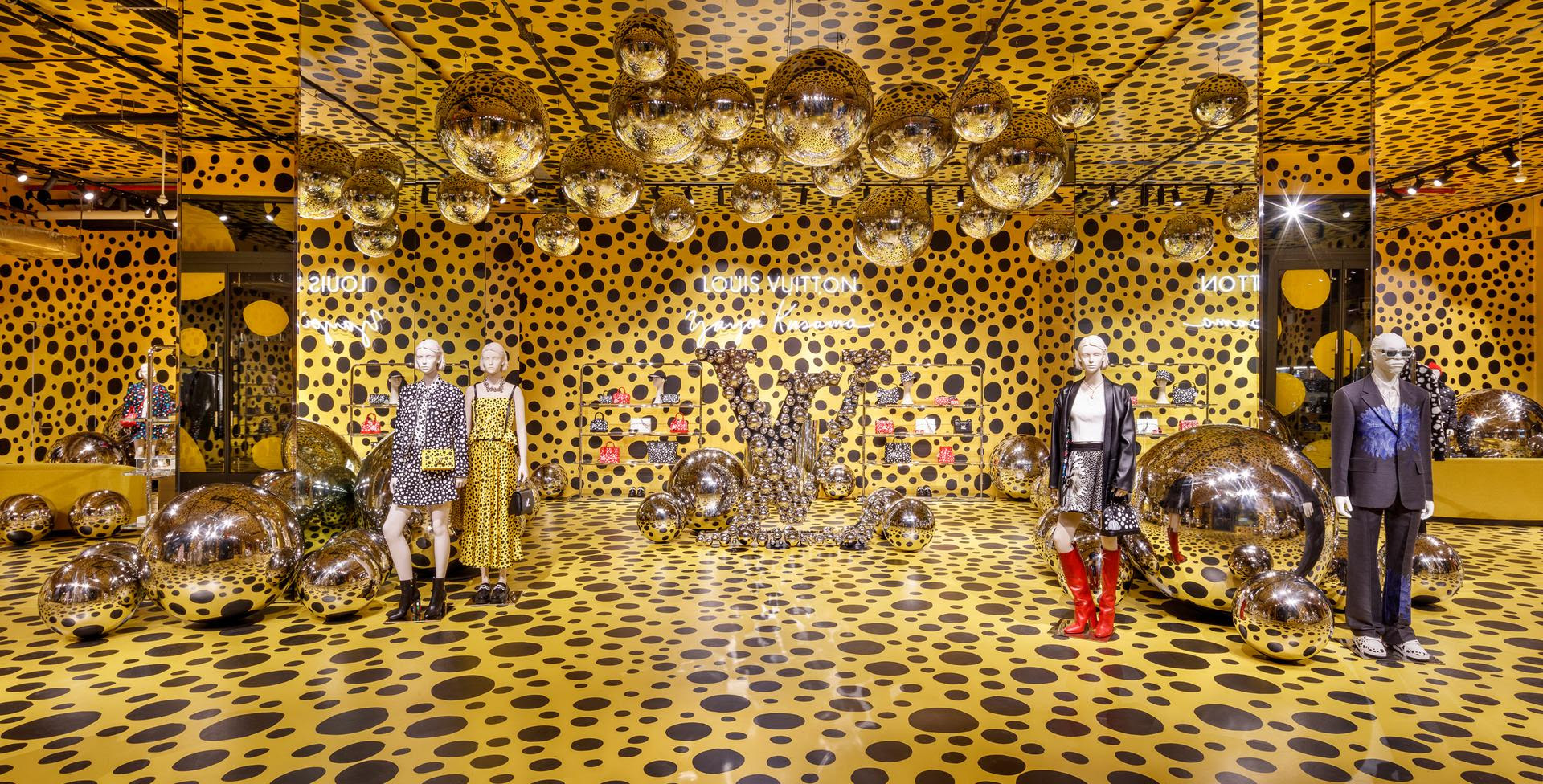 There's A Free Yayoi Kusama X Louis Vuitton Pop-Up In NYC