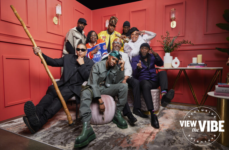 Hip-Hop 50th Anniversary Collective  at 2023 Juno Awards View the VIBE Exclusive Portrait Studio